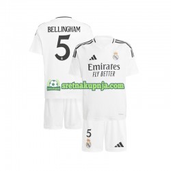 Dječja Domaći Home Dresova Real Madrid Jude Bellingham 5 2024-2025 Bijela Kratkih Rukava