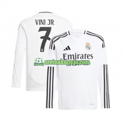 Muškarci Domaći Home Dresova Real Madrid Vinicius Junior 7 2024-2025 Bijela Dugim Rukavima
