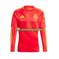 Muškarci Domaći Home Dresova Španjolska Euro 2024 Dugim Rukavima