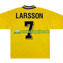 Muškarci Domaći Home Dresova Švedska Henrik Larsson 7 Retro 1994 Kratkih Rukava