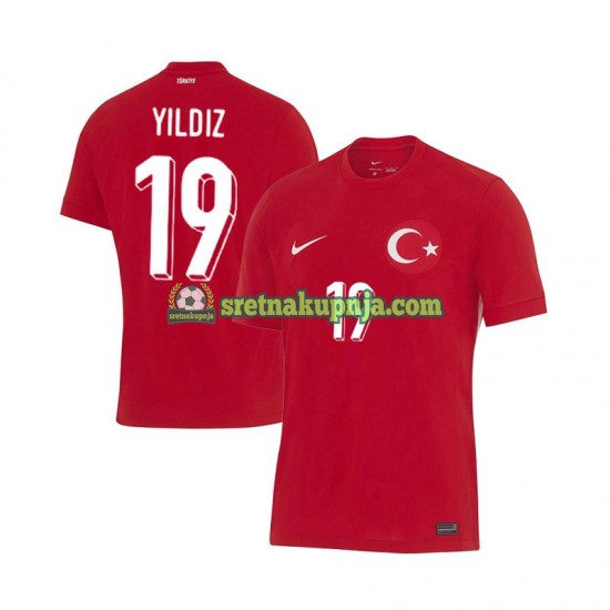 Muškarci Gostujući Away Dresova Turska Kenan Yıldız 19 Euro 2024 Kratkih Rukava