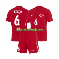 Dječja Gostujući Away Dresova Turska Orkun Kokcu 6 Euro 2024 Kratkih Rukava