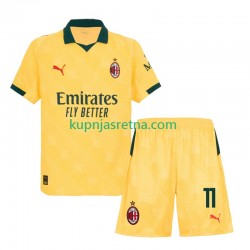 Dječja Treći Dresova AC Milan Christian Pulisic 11 2025-2026 Kratkih Rukava
