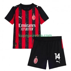 Dječja Domaći Home Dresova AC Milan Luca Modric 14 2025-2026 Kratkih Rukava