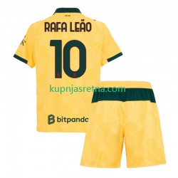 Dječja Treći Dresova AC Milan Rafael Leao 10 2025-2026 Kratkih Rukava