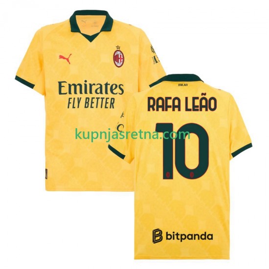 Muškarci Treći Dresova AC Milan Rafael Leao 10 2025-2026 Kratkih Rukava