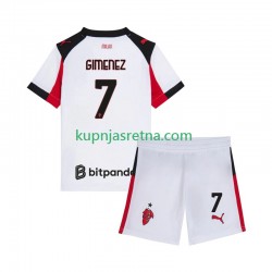 Dječja Gostujući Away Dresova AC Milan Santiago Gimenez 7 2025-2026 Kratkih Rukava