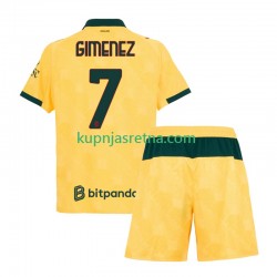 Dječja Treći Dresova AC Milan Santiago Gimenez 7 2025-2026 Kratkih Rukava