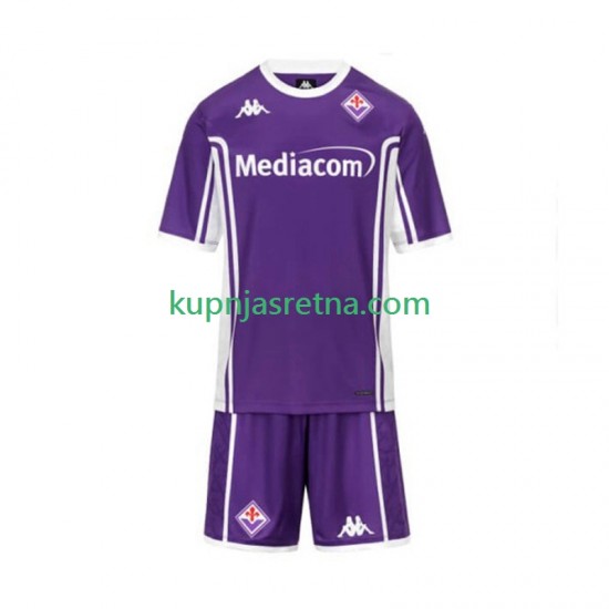 Dječja Domaći Home Dresova ACF Fiorentina 2025-2026 Kratkih Rukava