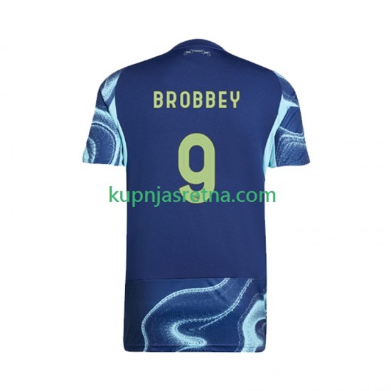 Muškarci Gostujući Away Dresova AFC Ajax Brian Brobbey 9 2025-2026 Kratkih Rukava