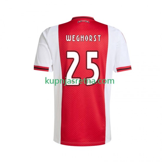 Muškarci Domaći Home Dresova AFC Ajax Wout Weghorst 25 2025-2026 Kratkih Rukava