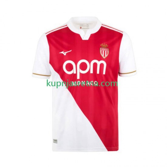 Muškarci Domaći Home Dresova AS Monaco 2025-2026 Kratkih Rukava