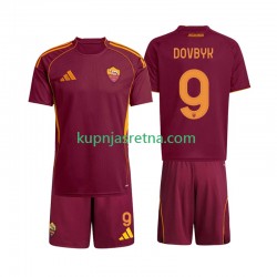 Dječja Domaći Home Dresova Roma Artem Dovbyk 9 2025-2026 Kratkih Rukava Dječja Domaći Home Dresova Roma Artem Dovbyk 9 2025-2026 Kratkih Rukava