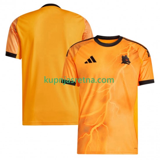 Muškarci Gostujući Away Dresova Roma 2025-2026 Kratkih Rukava