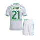 Dječja Treći Dresova Roma Dybala 21 2025-2026 Kratkih Rukava