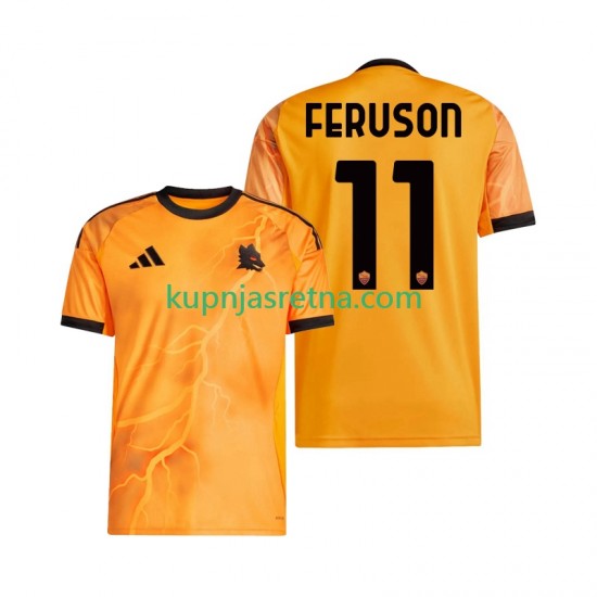 Muškarci Gostujući Away Dresova Roma Evan Ferguson 11 2025-2026 Kratkih Rukava