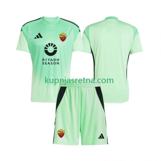 Dječja Gostujući Away Četvrti Golmanski Dresova Roma 2025-2026 Kratkih Rukava