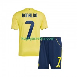 Dječja Domaći Home Dresova Al Nassr Cristiano Ronaldo 7 2025-2026 Kratkih Rukava