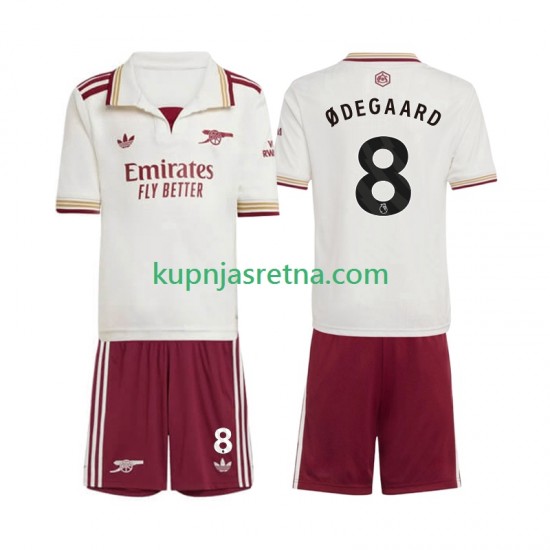 Dječja Treći Dresova Arsenal Martin Odegaard 8 2025-2026 Kratkih Rukava