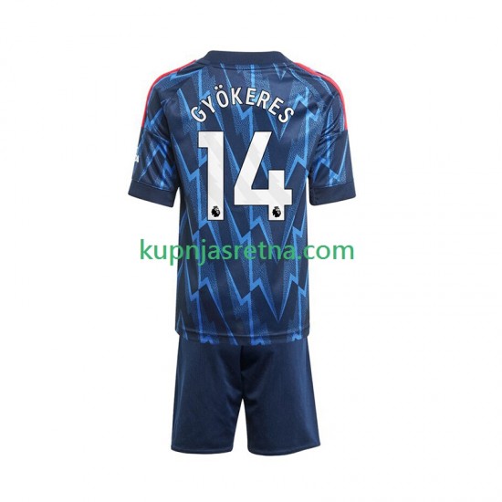 Dječja Gostujući Away Dresova Arsenal Viktor Gyokeres 14 2025-2026 Kratkih Rukava