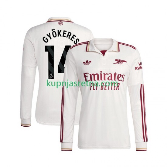Muškarci Treći Dresova Arsenal Viktor Gyokeres 14 2025-2026 Dugim Rukavima