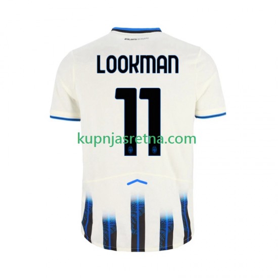 Muškarci Gostujući Away Dresova Atalanta Ademola Lookman 11 2025-2026 Kratkih Rukava
