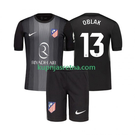 Dječja Gostujući Away Golmanski Dresova Atlético Madrid Jan Oblak 13 2025-2026 Kratkih Rukava