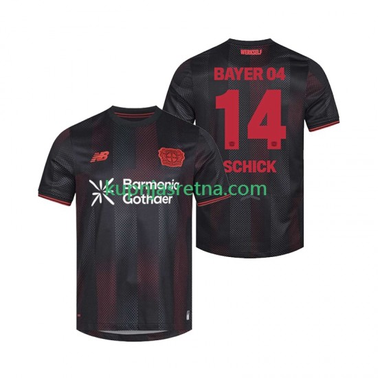 Muškarci Domaći Home Dresova Bayer 04 Leverkusen Patrik Schick 14 2025-2026 Kratkih Rukava