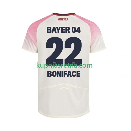 Muškarci Gostujući Away Dresova Bayer 04 Leverkusen Victor Boniface 22 2025-2026 Kratkih Rukava