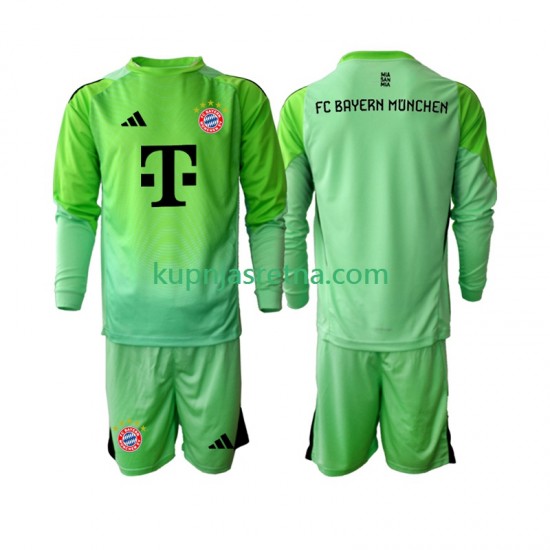 Dječja Domaći Home Golmanski Dresova FC Bayern München 2025-2026 Dugim Rukavima