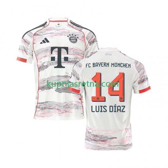 Muškarci Gostujući Away Dresova FC Bayern München Luis Diaz 14 2025-2026 Kratkih Rukava