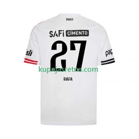 Muškarci Domaći Home Dresova Besiktas Rafa Silva 27 2025-2026 Kratkih Rukava
