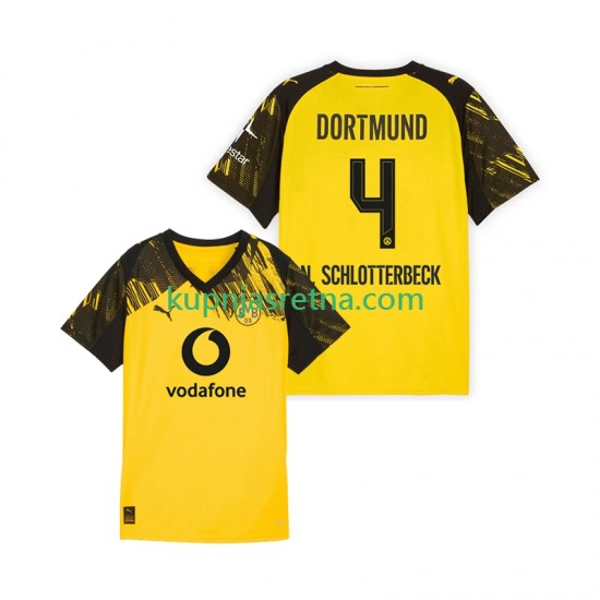 Muškarci Domaći Home Dresova Borussia Dortmund Nico Schlotterbeck 4 2025-2026 Kratkih Rukava
