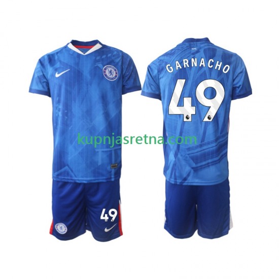 Dječja Domaći Home Dresova Chelsea Alejandro Garnacho 49 2025-2026 Kratkih Rukava