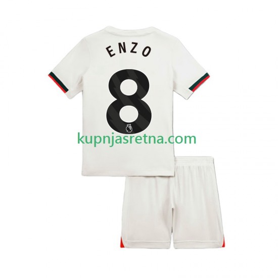 Dječja Gostujući Away Dresova Chelsea Enzo Fernandez 8 2025-2026 Kratkih Rukava