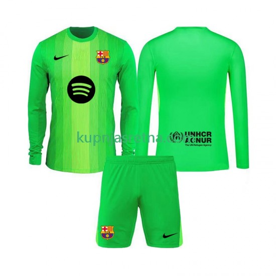 Dječja Domaći Home Golmanski Dresova FC Barcelona 2025-2026 Dugim Rukavima