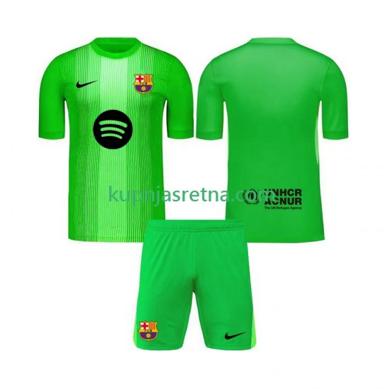 Dječja Domaći Home Golmanski Dresova FC Barcelona 2025-2026 Kratkih Rukava