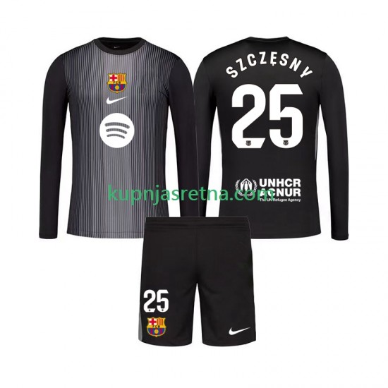 Dječja Treći Golmanski Dresova FC Barcelona Szczesny 25 2025-2026 Dugim Rukavima