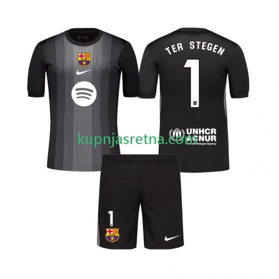 Dječja Treći Golmanski Dresova FC Barcelona Ter Stegen 1 2025-2026 Kratkih Rukava
