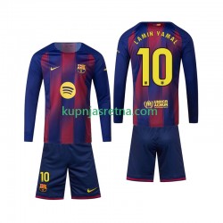 Dječja Domaći Home Dresova FC Barcelona Lamine Yamal 10 2025-2026 Dugim Rukavima Dječja Domaći Home Dresova FC Barcelona Lamine Yamal 10 2025-2026 Dugim Rukavima