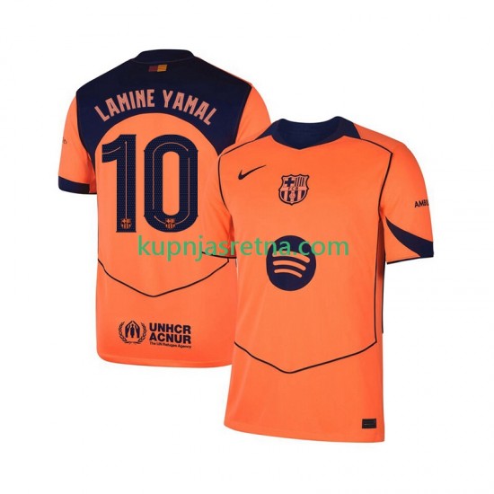 Muškarci Treći Dresova FC Barcelona Lamine Yamal 10 UCL 2025-2026 Kratkih Rukava