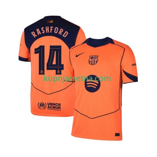 Muškarci Treći Dresova FC Barcelona Marcus Rashford 14 UCL 2025-2026 Kratkih Rukava