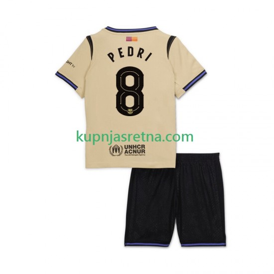 Dječja Gostujući Away Dresova FC Barcelona Pedri 8 UCL 2025-2026 Kratkih Rukava