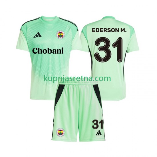Dječja Gostujući Away Golmanski Dresova Fenerbahce Ederson Moraes 31 2025-2026 Kratkih Rukava
