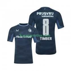 Muškarci Gostujući Away Dresova Feyenoord Rotterdam Quinten Timber 8 2025-2026 Kratkih Rukava Muškarci Gostujući Away Dresova Feyenoord Rotterdam Quinten Timber 8 2025-2026 Kratkih Rukava