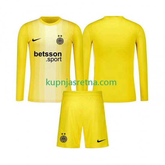 Dječja Gostujući Away Golmanski Dresova Inter Milan 2025-2026 Dugim Rukavima