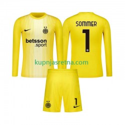 Dječja Gostujući Away Golmanski Dresova Inter Milan Yann Sommer 1 2025-2026 Dugim Rukavima