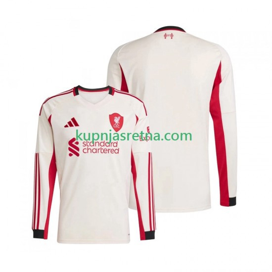 Muškarci Gostujući Away Dresova Liverpool 2025-2026 Dugim Rukavima