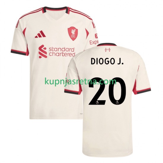 Muškarci Gostujući Away Dresova Liverpool Diogo Jota 20 2025-2026 Kratkih Rukava