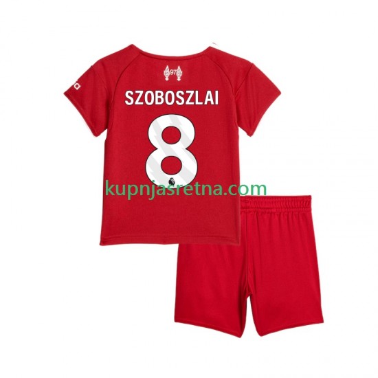 Dječja Domaći Home Dresova Liverpool Dominik Szoboszlai 8 2025-2026 Kratkih Rukava